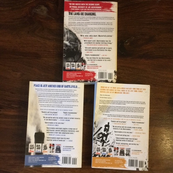 3 The Age of Madness Trilogy by Joe Abercrombie Set of Three Softcover Books - Picture 3 of 16